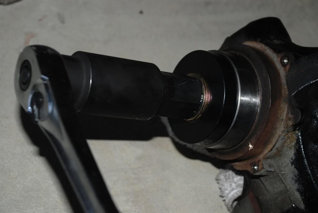 Front Wheel Bearing Replacement with Harbor Freight Tool Set 66829